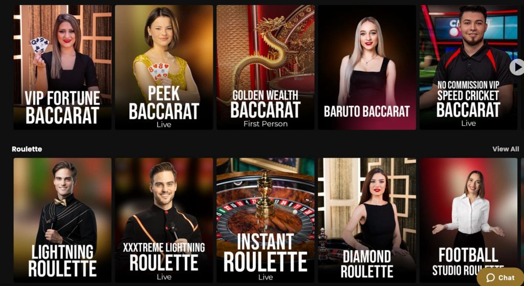 现场 Baccarat Bitcoin